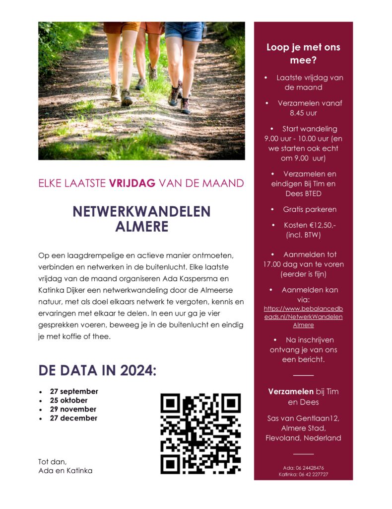 Netwerk wandelen Almere